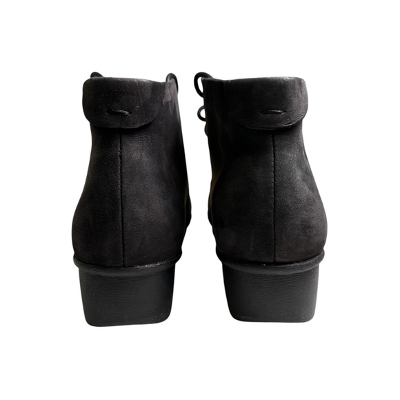 Dansko EU 38 Black Leather Lace Up Ankle Boot Bootie - Picture 5 of 10